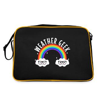 Météo Geek - Sac Retro - noir/or - Dos