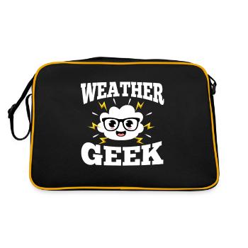Météo Geek - Sac Retro - noir/or - Dos