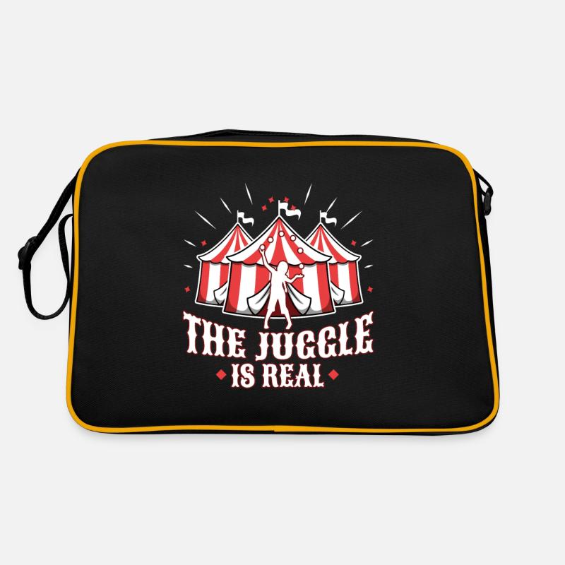 The Juggle Is Real Retro Tasche