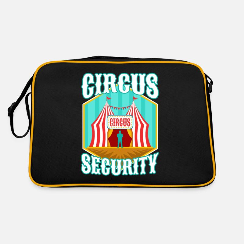 Circus security Retro Tasche
