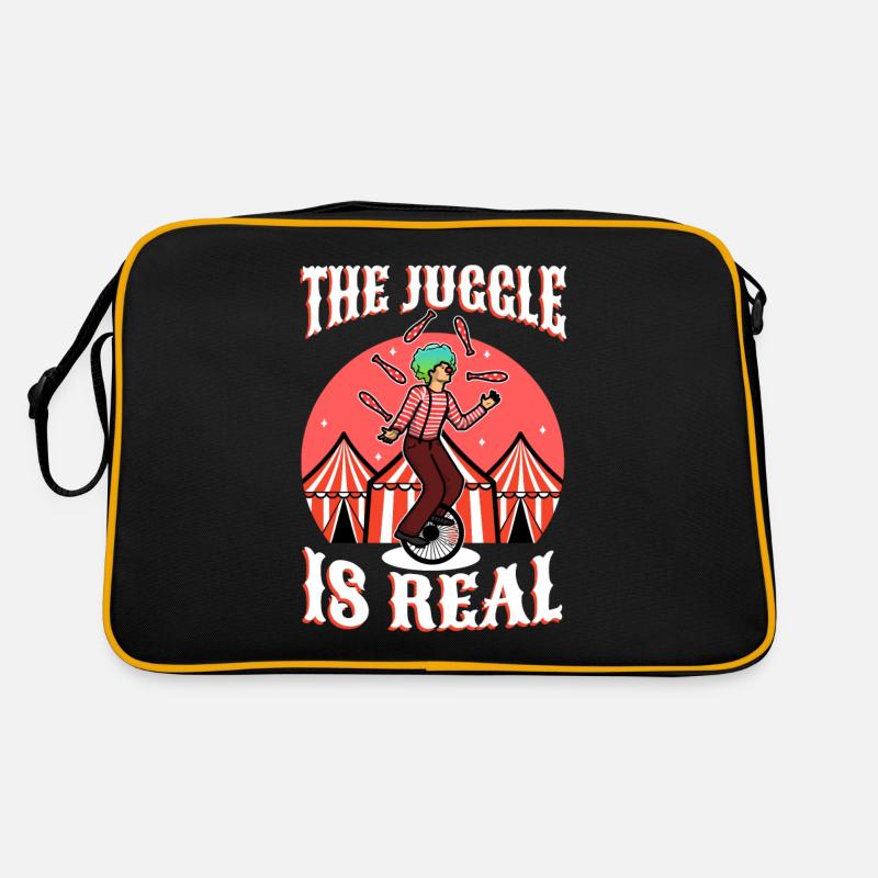 The Juggle Is Real Retro Tasche