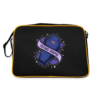 Future Corpse - Retro Bag - black/gold - Back