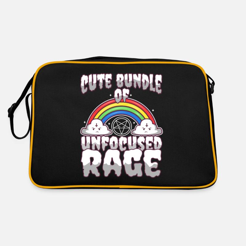 Cute Bundle Of Unfocused Rage Retro Tasche