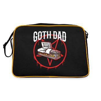 Papa gothique - Sac Retro - noir/or - Dos