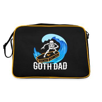 Papa gothique - Sac Retro - noir/or - Dos