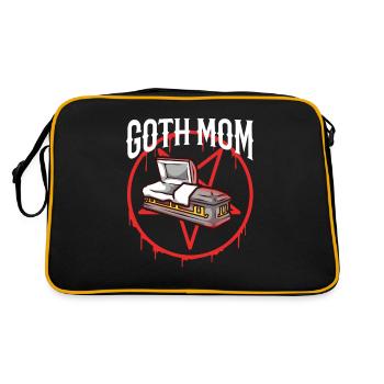 Maman gothique - Sac Retro - noir/or - Dos