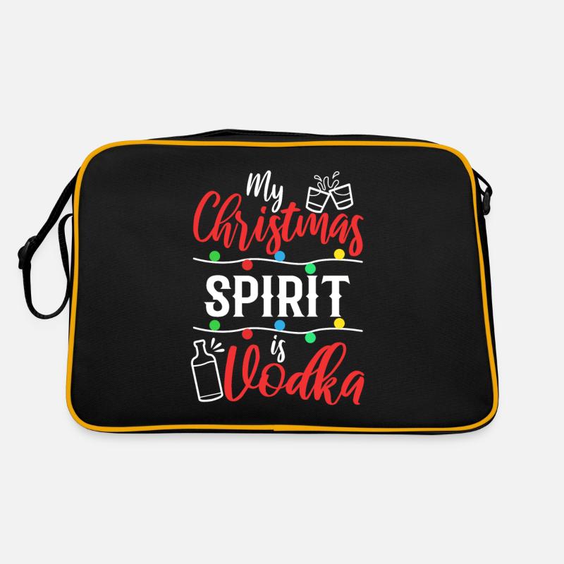 Mon de Noël est la vodka Sac Retro