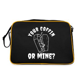 Votre cercueil ou le mien ? - Sac Retro - noir/or - Dos