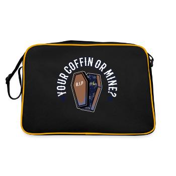 Votre cercueil ou le mien ? - Sac Retro - noir/or - Dos
