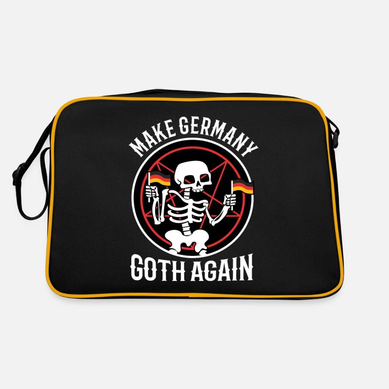 Make Germany goth again Retro Tasche