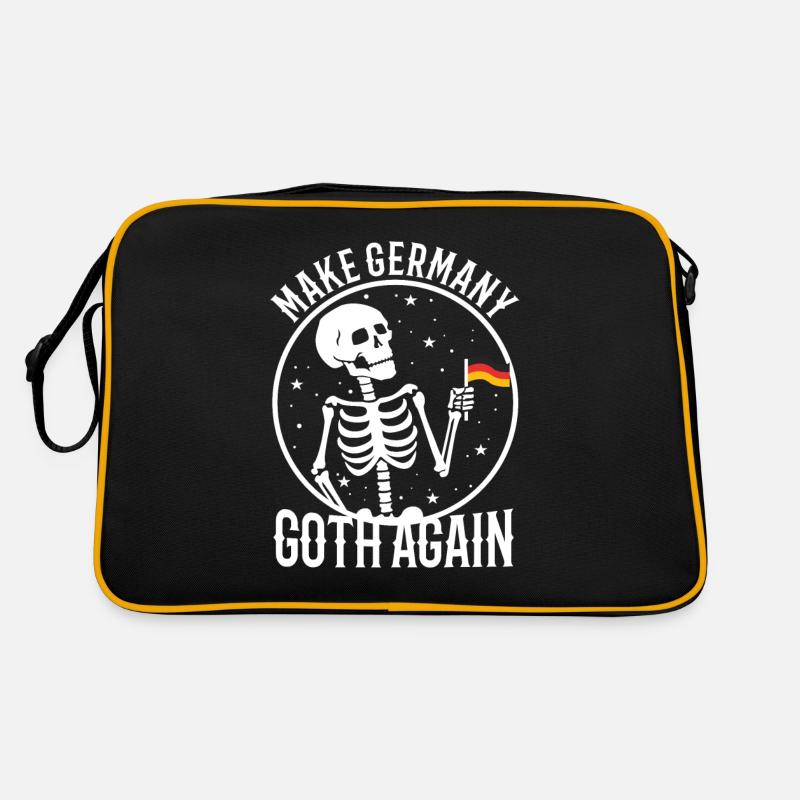 Make Germany goth again Retro Tasche