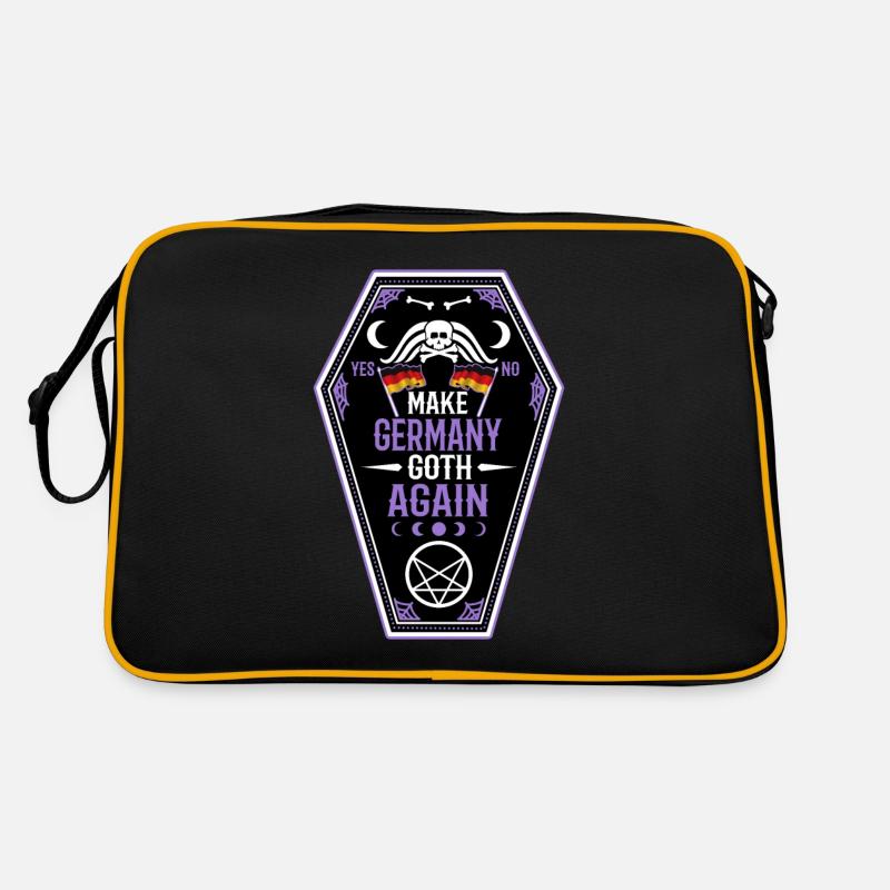 Make Germany goth again Retro Tasche