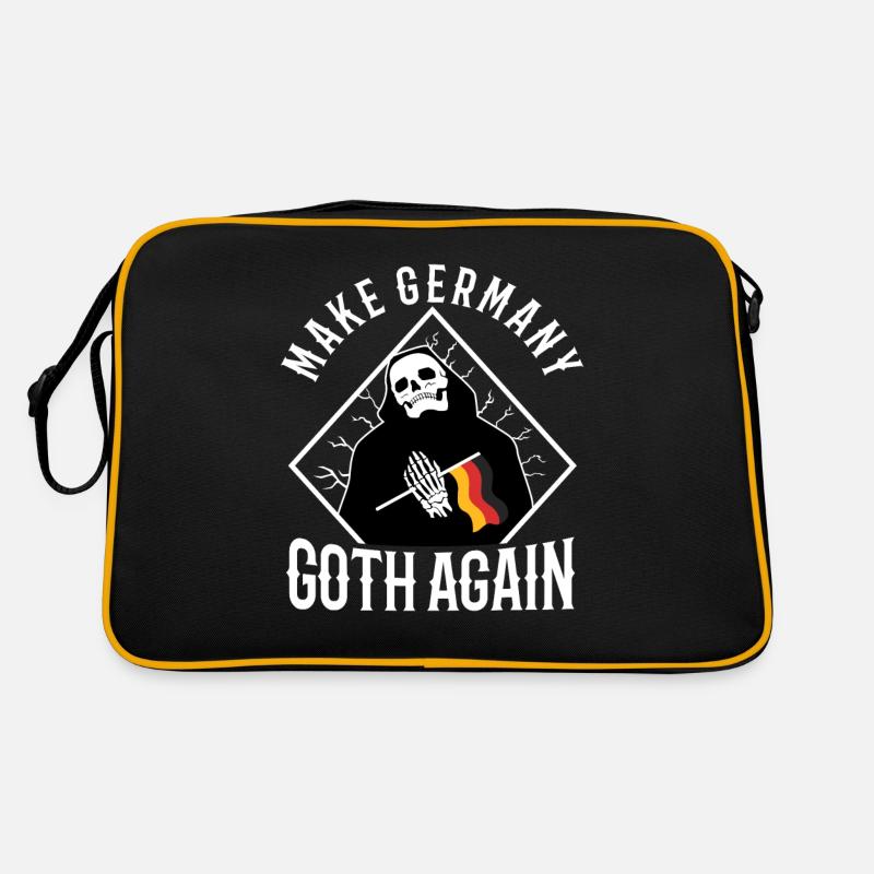 Make Germany goth again Retro Tasche