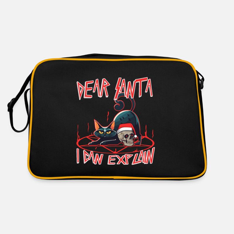 Dear santa i can explain Retro Tasche