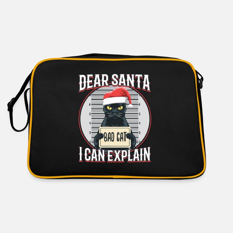 Dear santa i can explain Retro Tasche