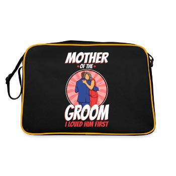 Mère du marié je l’ai aimé en premier - Sac Retro - noir/or - Dos