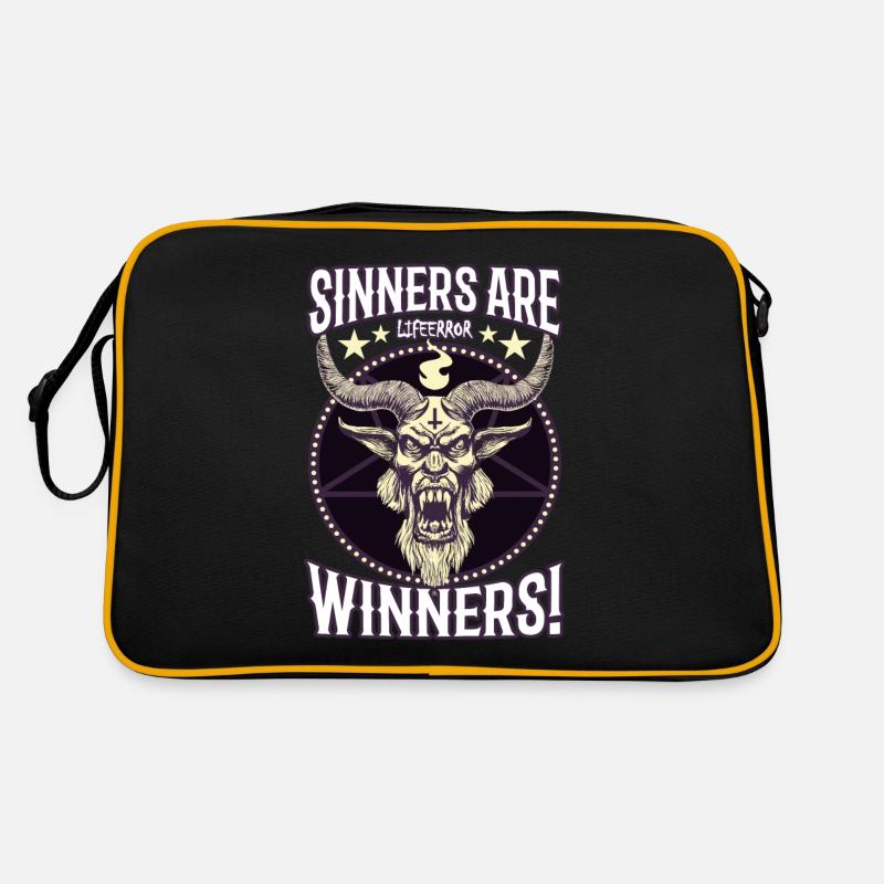 Les pécheurs sont des gagnants - Lifeerror Sac Retro