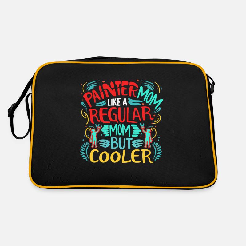 Maman peintre comme un papa normal mais plus cool Sac Retro