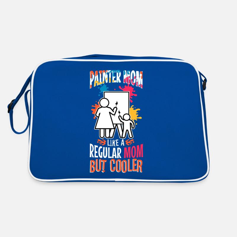 Painter Mom like a regular dad but cooler Retro Tasche