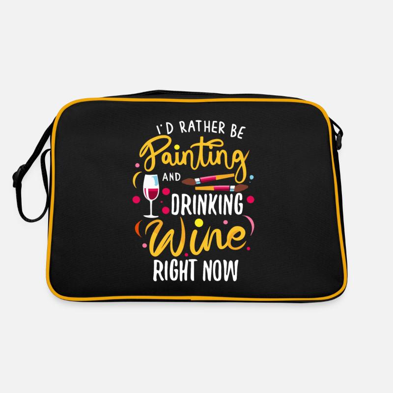 I'd rather be painting Retro Bag