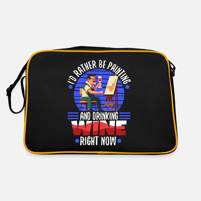 Je préfère peindre Sac Retro