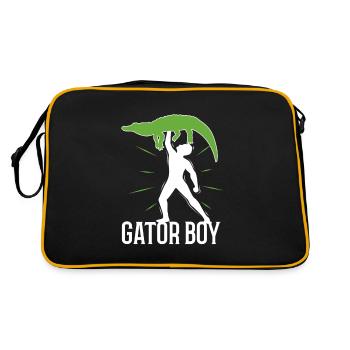 Gator Boy - Sac Retro - noir/or - Dos