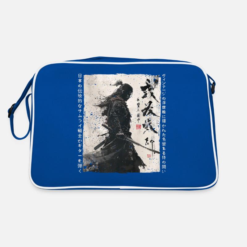 Samurai Fighter - Illustration japonaise Ukiyo-e Sac Retro