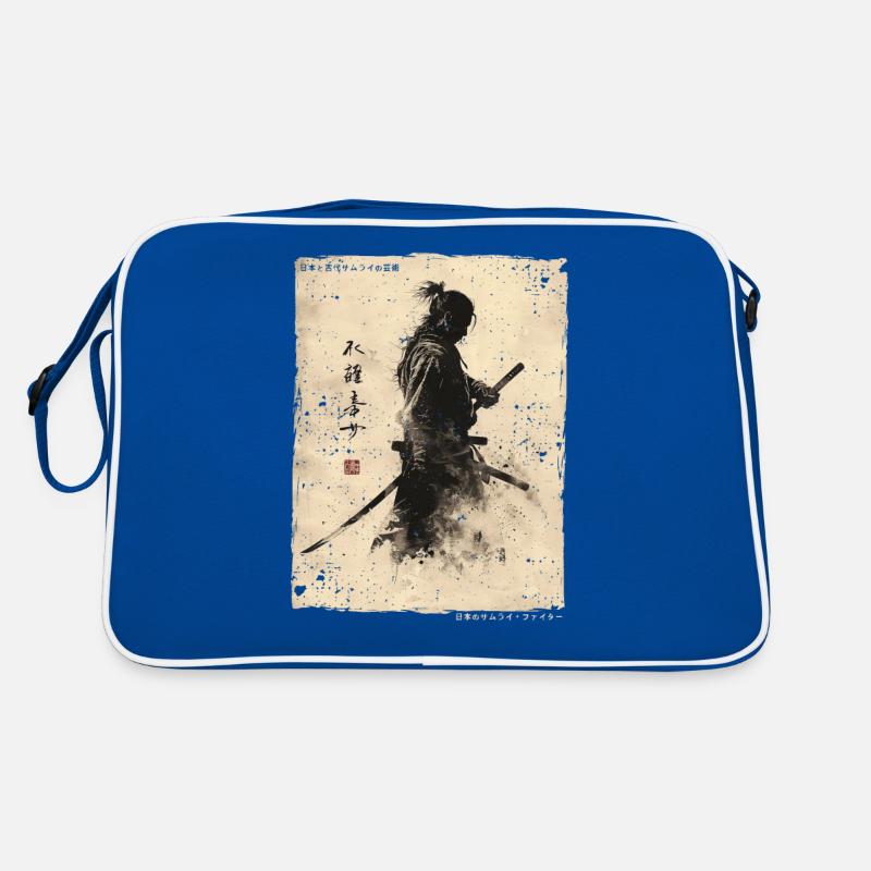 Samurai Fighter - Illustration japonaise Ukiyo-e Sac Retro