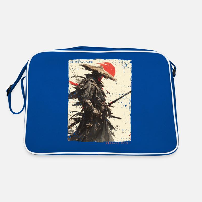 Samurai Fighter - Illustration japonaise Ukiyo-e Sac Retro