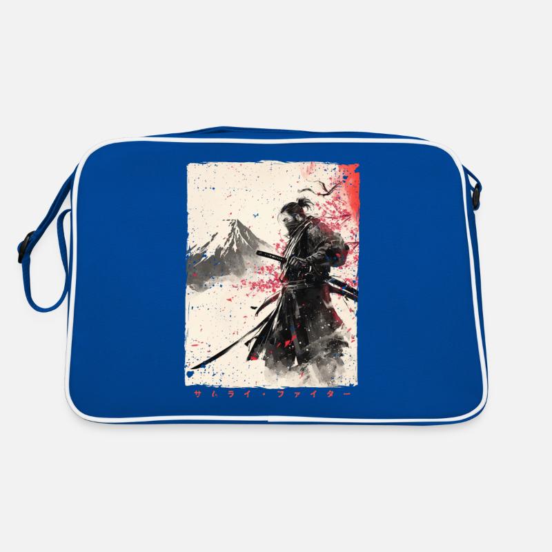 Samurai Fighter - Illustration japonaise Ukiyo-e Sac Retro