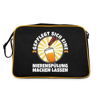 Bien soigné pour avoir une irrigation rénale - Sac Retro - noir/or - Dos