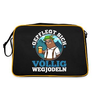 Yodel bien entretenu - Sac Retro - noir/or - Dos
