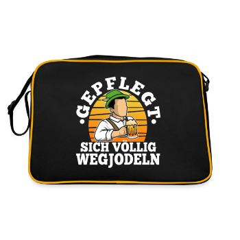 Yodel bien entretenu - Sac Retro - noir/or - Dos