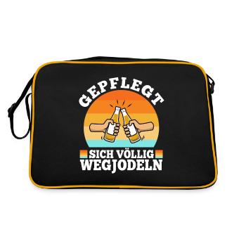 Yodel bien entretenu - Sac Retro - noir/or - Dos
