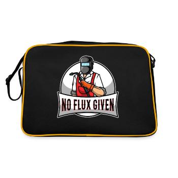 No flux given - Retro Tasche - Schwarz/Gold - Hinten