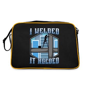 Je l’ai soudé maintenu - Sac Retro - noir/or - Dos