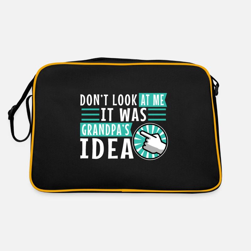 It was grandpas idea Retro Bag