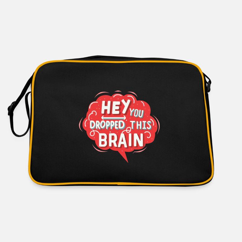 Hé, tu as laissé tomber ce cerveau Sac Retro