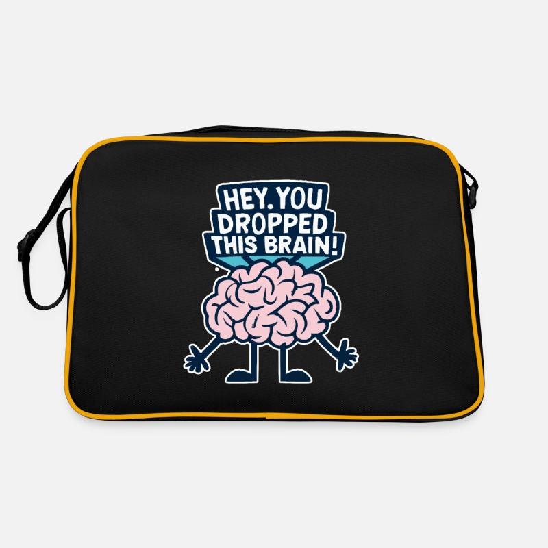 Hé, tu as laissé tomber ce cerveau Sac Retro