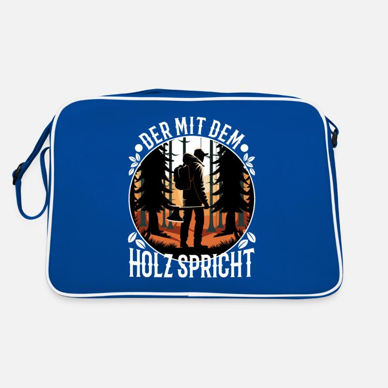 Der mit dem Holz spricht Retro Tasche