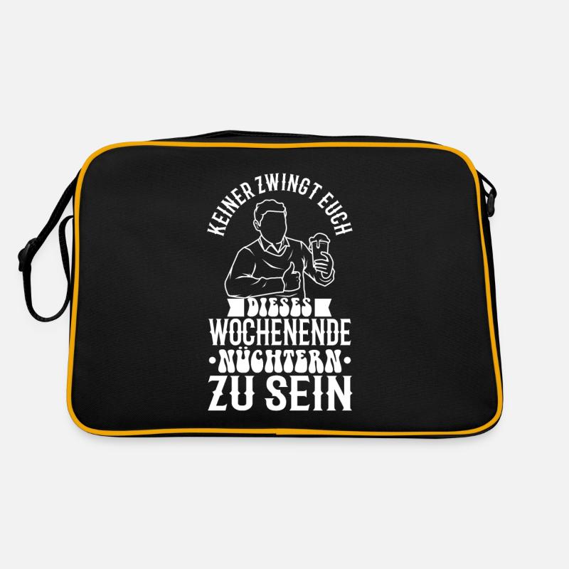 Personne ne vous oblige à être sobre ce week-end Sac Retro