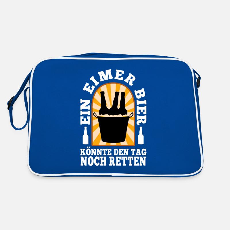 A bucket of beer could still save the day Retro Bag