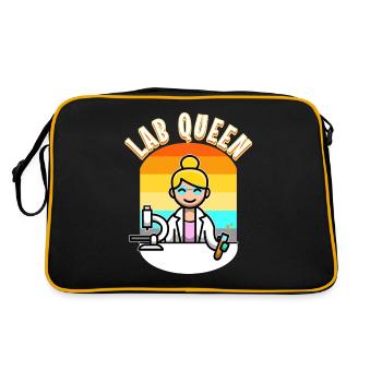 Lab Queen - Retro Bag - black/gold - Back