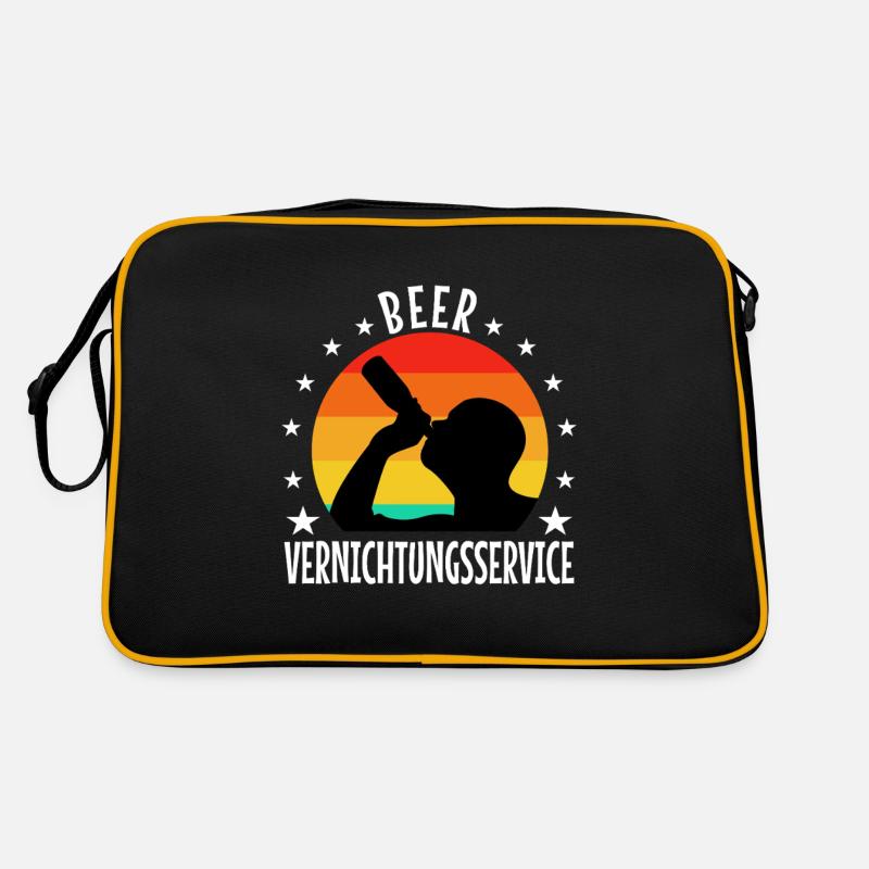 Beer Destruction Service Retro Bag