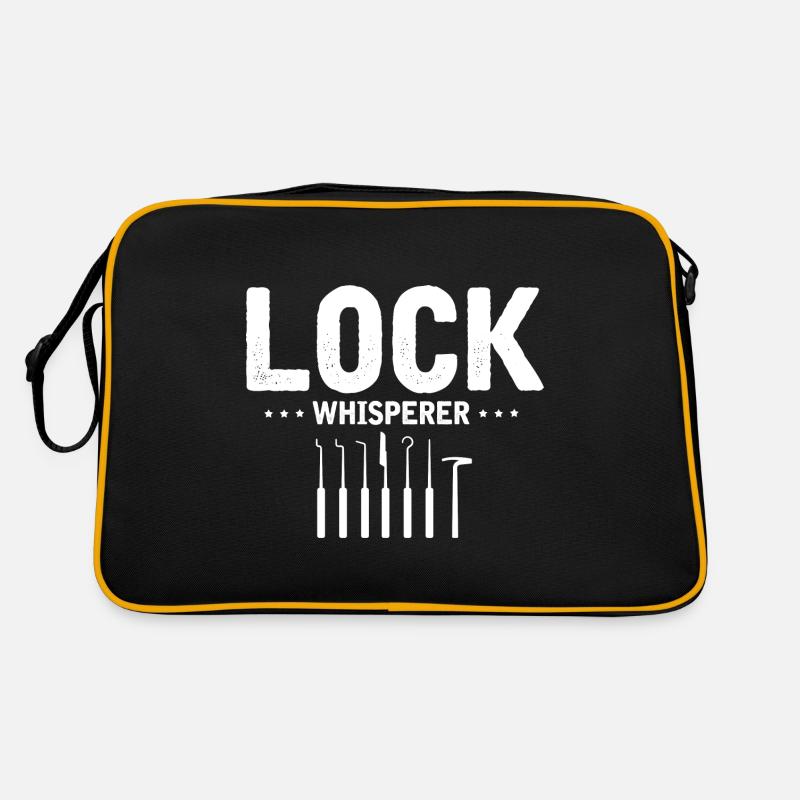 Schloss Flüsterer Technicien de verrouillage Conception Sac Retro