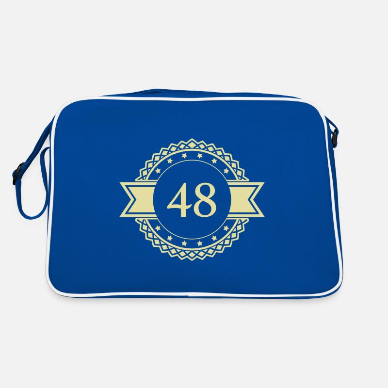 48 Emblème numérique Sac Retro