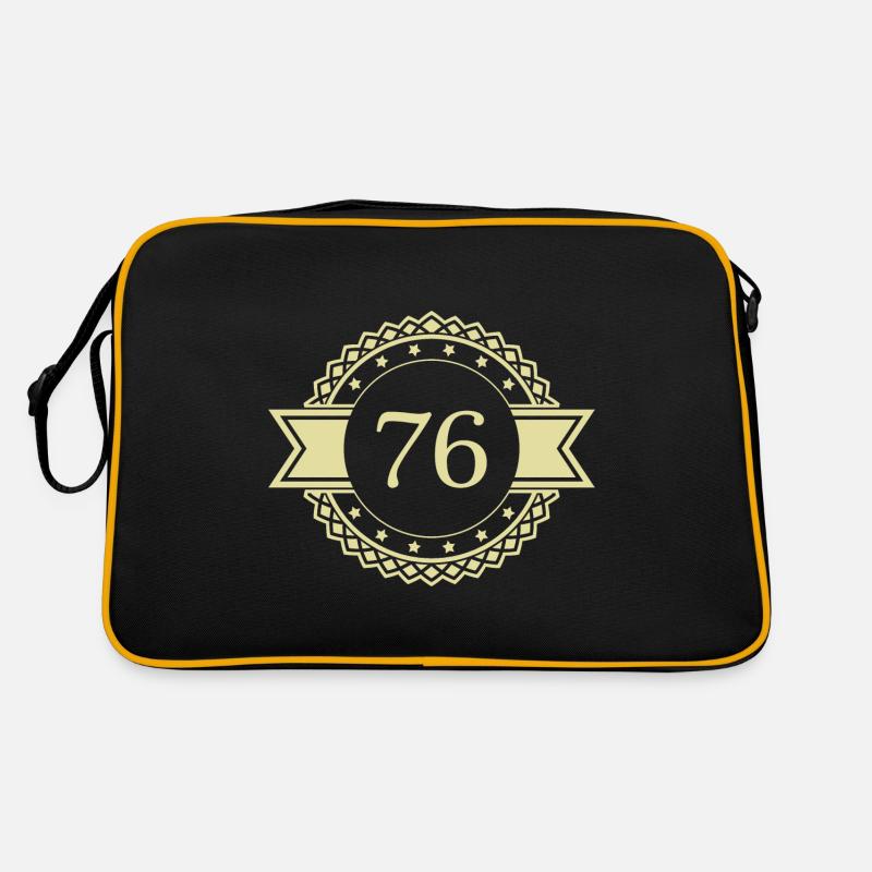 76 Emblème numérique Sac Retro