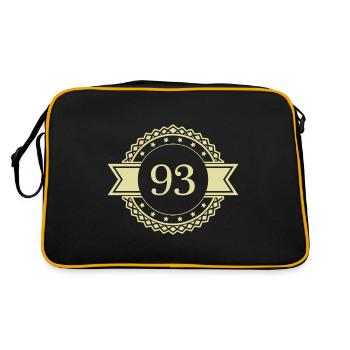 93 Emblème numérique - Sac Retro - noir/or - Dos