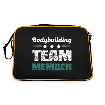 Équipe de musculation - Sac Retro - noir/or - Dos