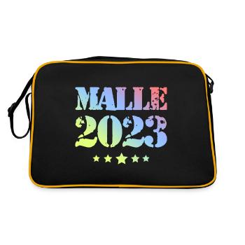 Malle 2023 - Sac Retro - noir/or - Dos